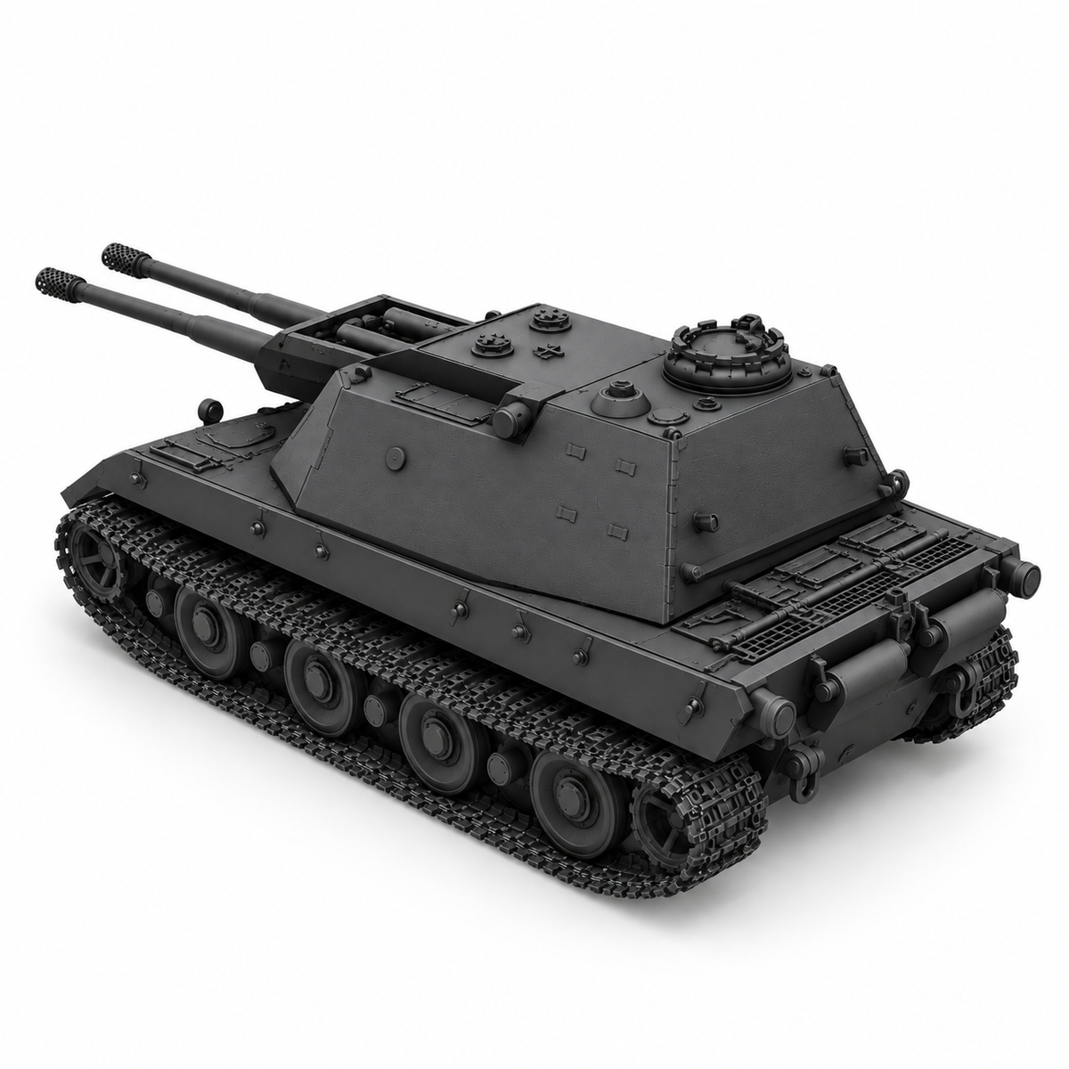 SSMODEL 1/72 1/144 Multi Scale Flakpanzer E-100 German heavy AAgun MODEL TSS0328 — detail view 5