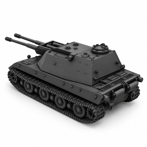 SSMODEL 1/72 1/144 Multi Scale Flakpanzer E-100 German heavy AAgun MODEL TSS0328