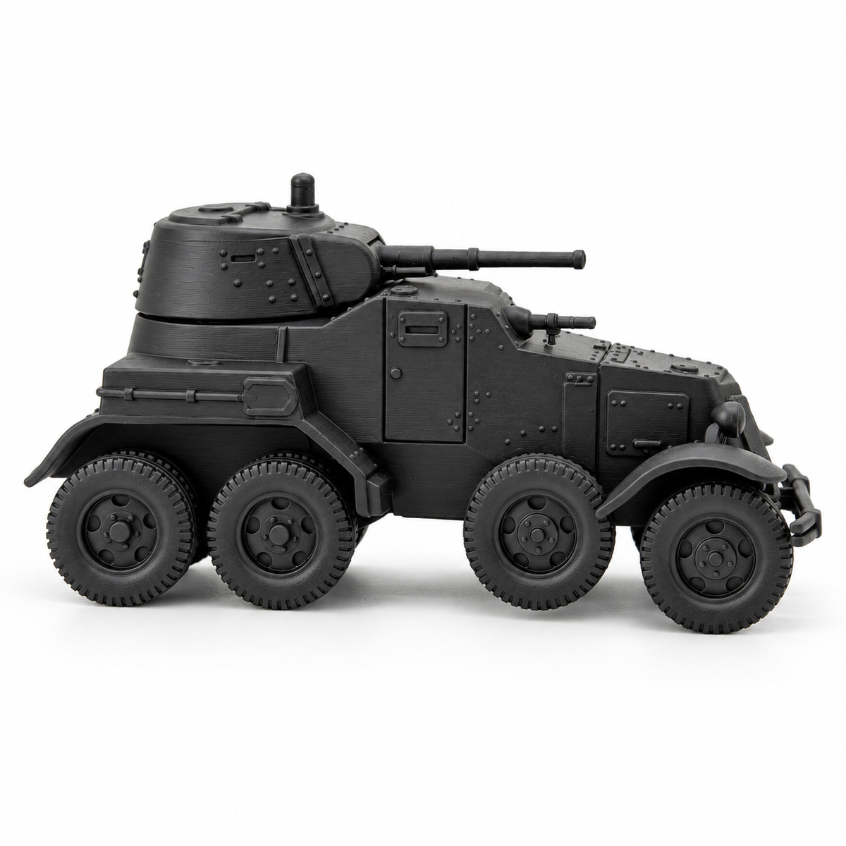 SSMODEL 1/72 1/144 WWII Soviet BA-10 Armored Car 45mm Resin Model Kit TSS1211 — detail view 5