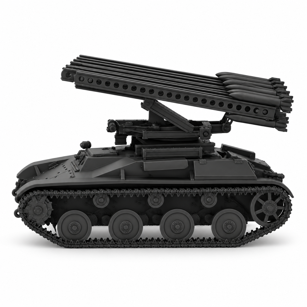 SSMODEL 1/72 1/144 BM-8-24 T60 Katyusha rocket launcher Resin MODEL KIT TSS1500