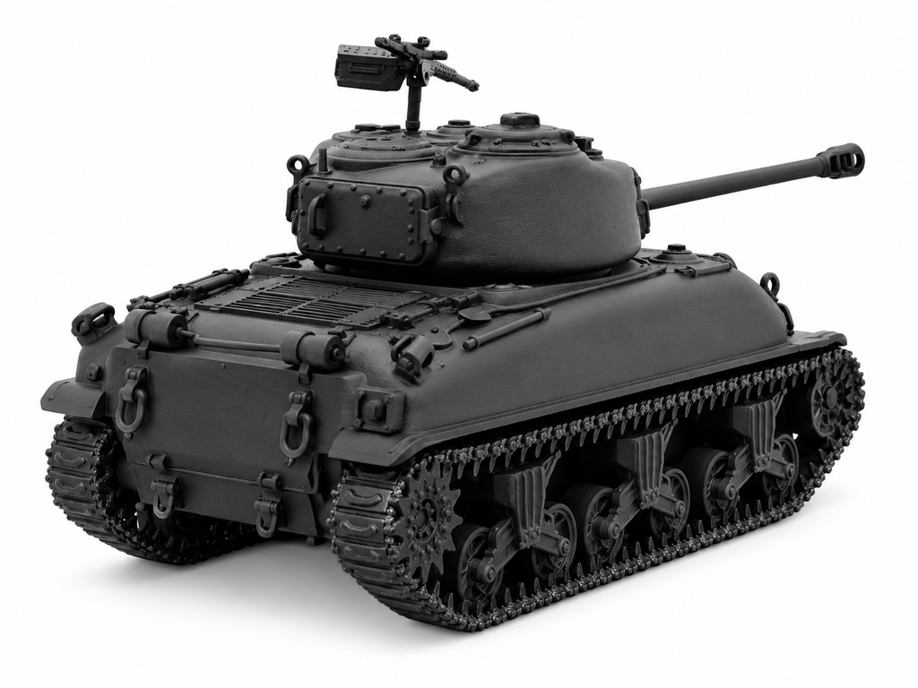 SSMODEL 1/72 1/144 Sherman M4A1 76mm cast hull US WW2 Tank MODEL kit TSS1138