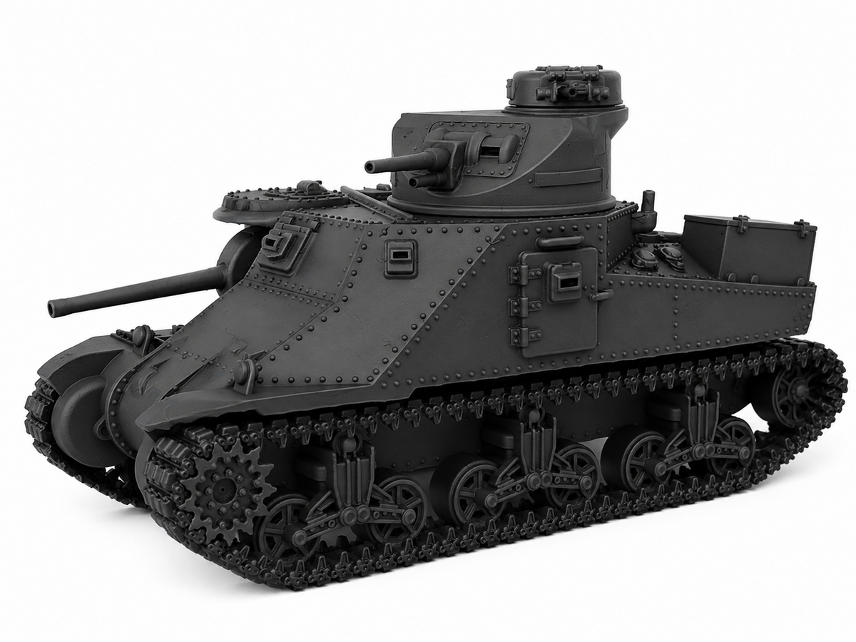 SSMODEL 1/72 1/144 Multi Scale M3 Lee Medium US WW2 Tank MODEL kit TSS1303 — detail view 13