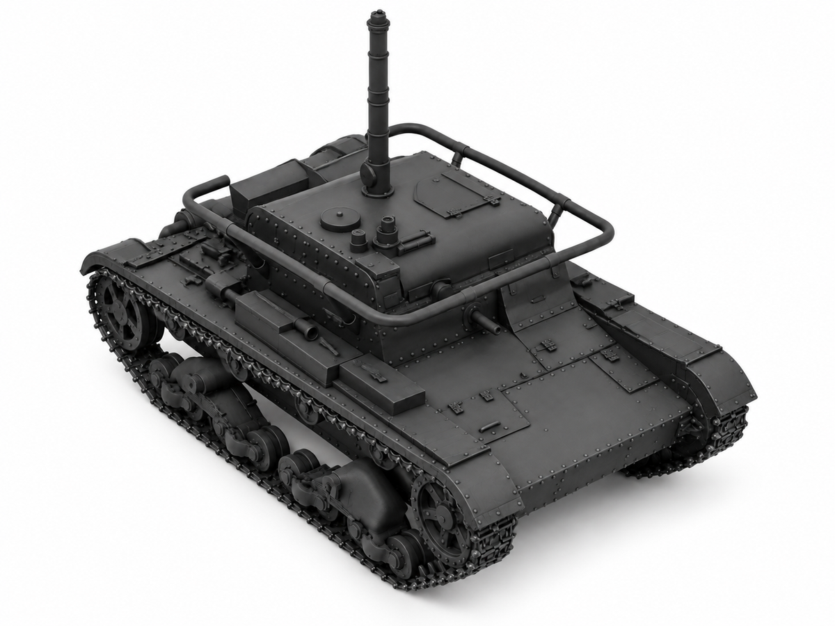 SSMODEL 1/72 1/144 Multi Scale UK tank Resin Model Kit TSS0072 — detail view 5