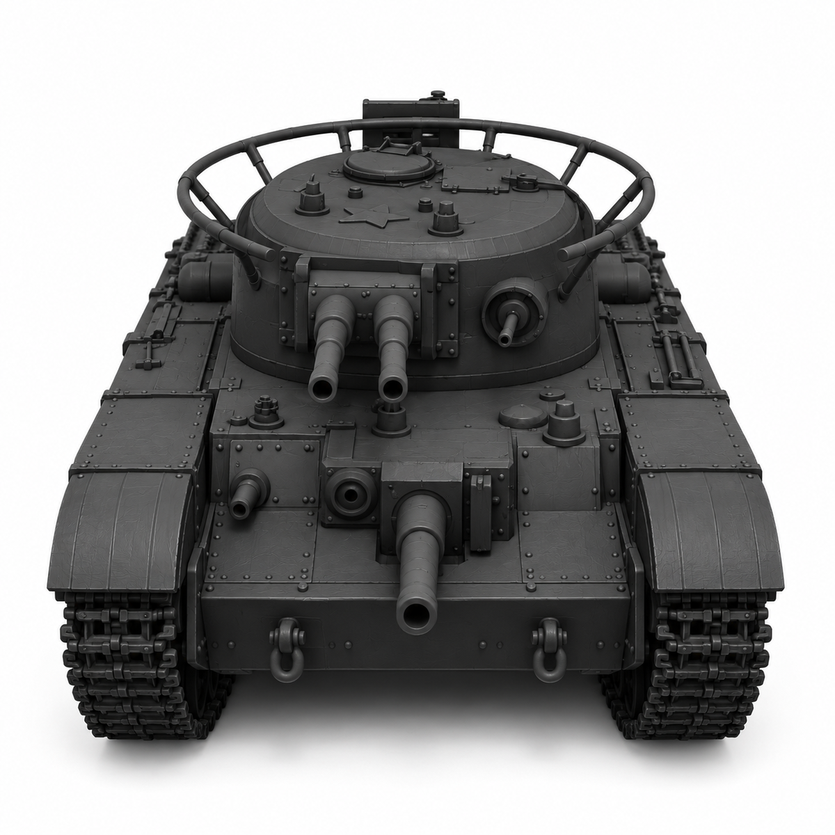 SSMODEL 1/72 1/144 Multi Scale T-35 bis fictional Tank Resin Model Kit TSS0531 — detail view 5