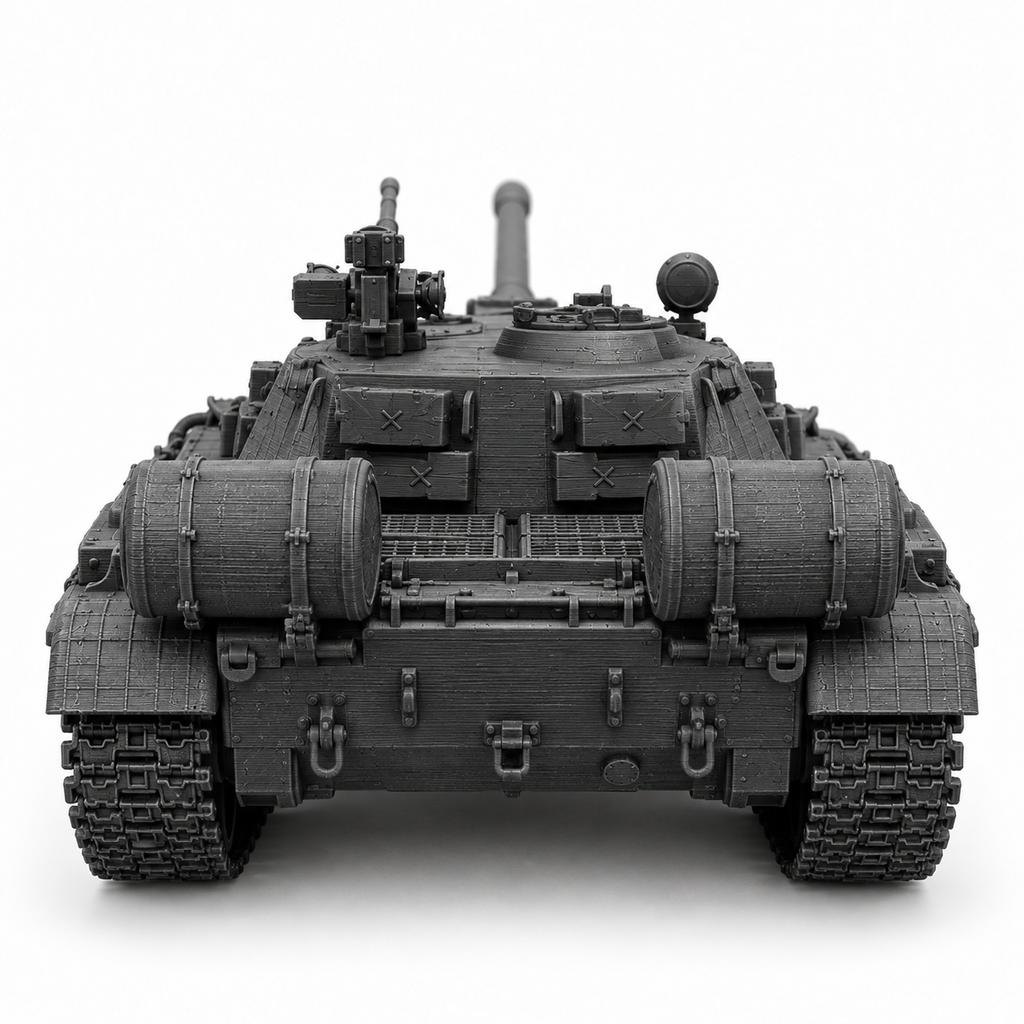 SSMODEL 1/72 1/144 T-55-100 fictional Cuban Coldwar tank MODEL kit TSS0481