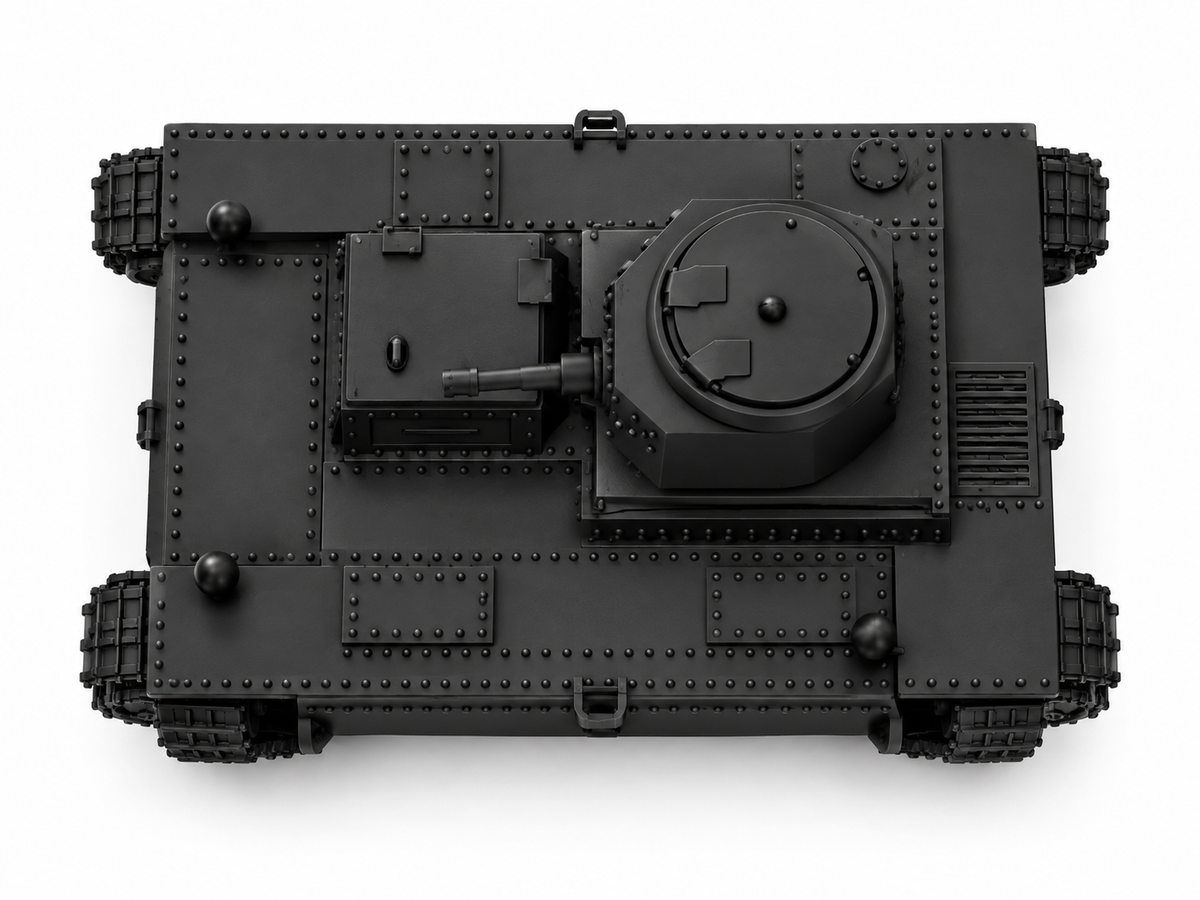 SSMODEL 1/72 1/144 Multi Scale Light T-38 Amphibious USSR WW2 Tank MODEL TSS1368 — detail view 3