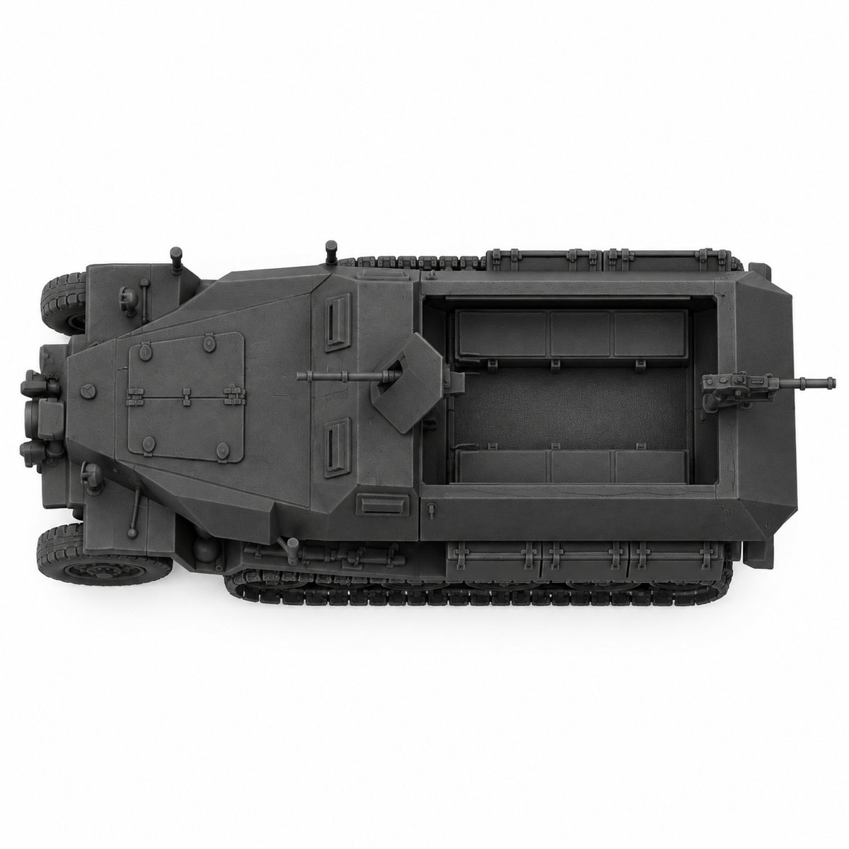 SSMODEL 1/72 1/144 Multi Scale Half-track Sd.Kfz.251/1 Ausf.A MODEL KIT TSS0937 — detail view 5