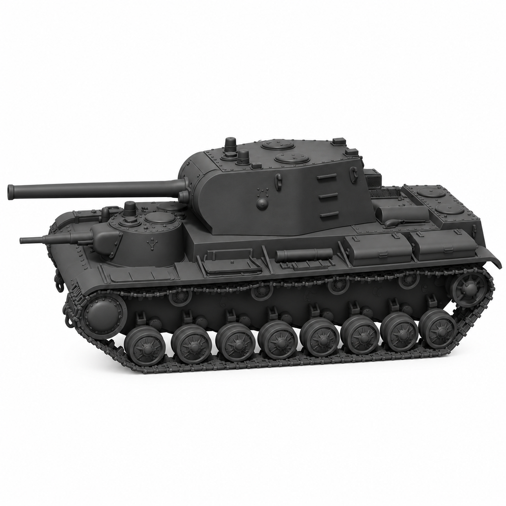 SSMODEL 1/72 1/144 Multi Scale KV-4 v2 tank Resin Model Kit TSS0089