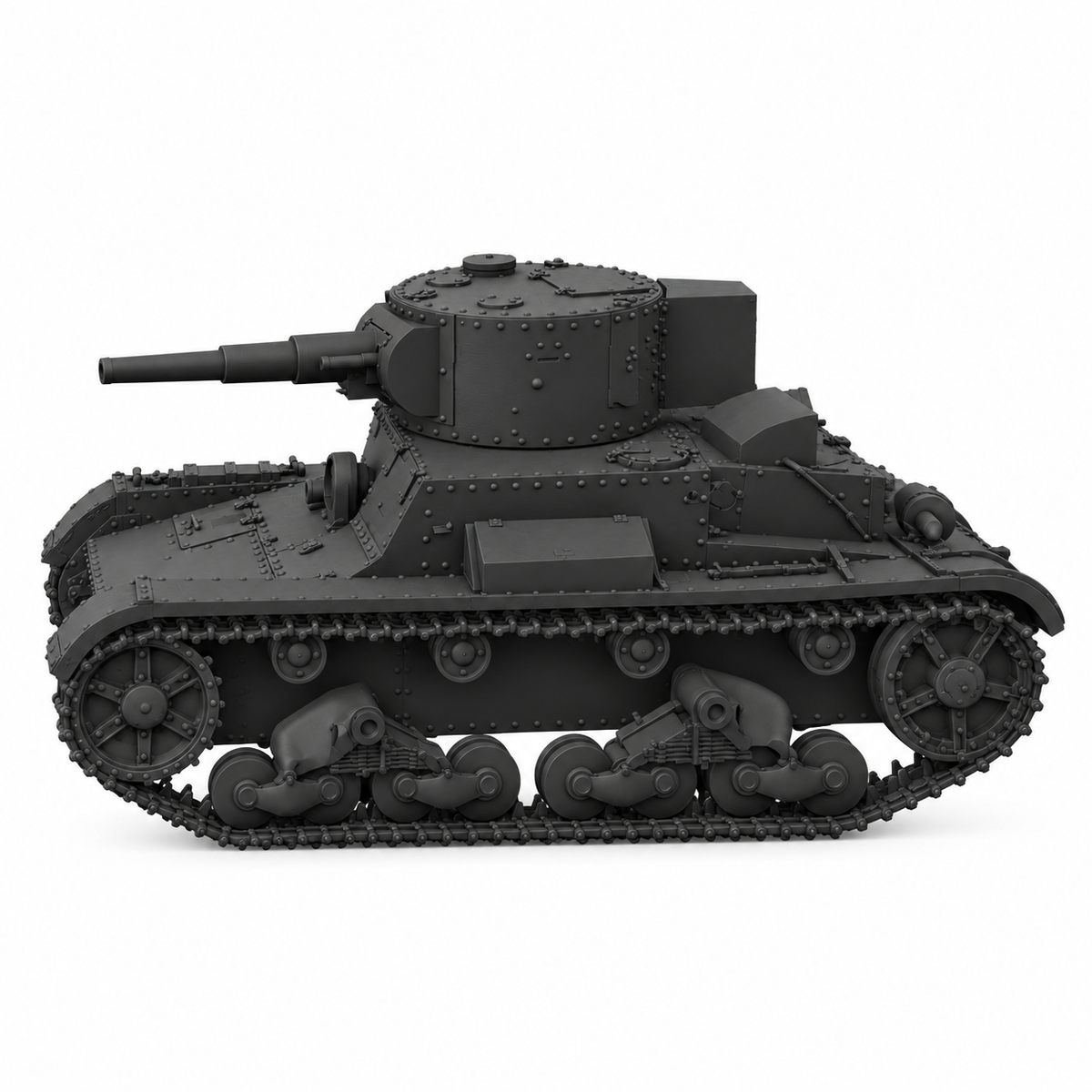 SSMODEL 1/72 1/144 T-26 mod 1933 with Mariupol turret Resin Model Kit TSS0053 — detail view 3