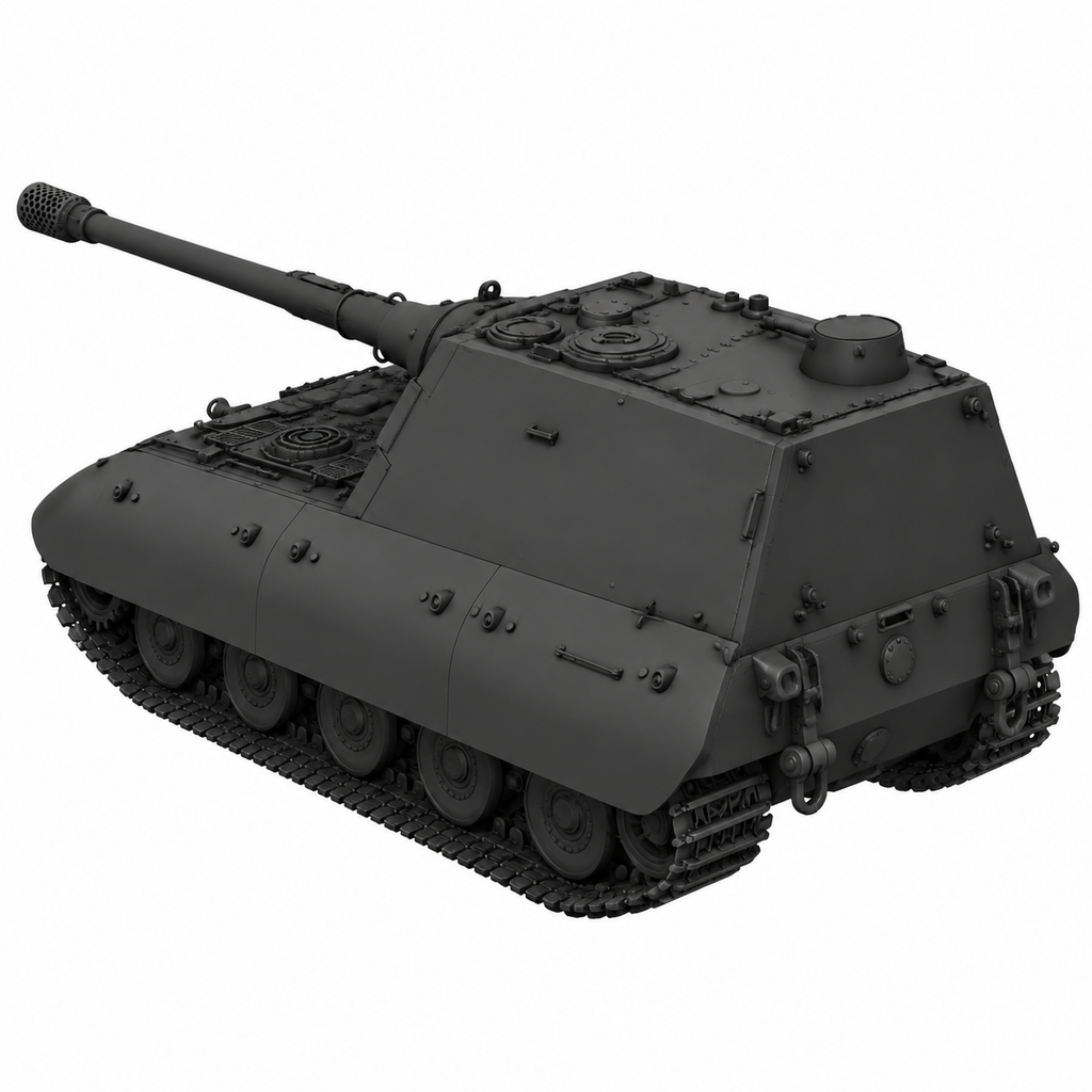 SSMODEL 1/72 1/144 Multi Scale Jagdpanzer E-100 Krokodil Tank MODEL kit TSS0345