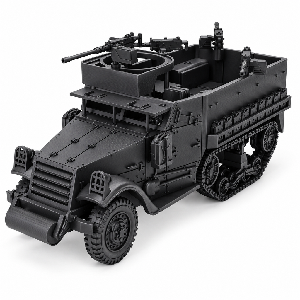 SSMODEL 1/72 1/144 WWII US M9A1 Half-track Lend-Lease Resin Model Kit TSS0890