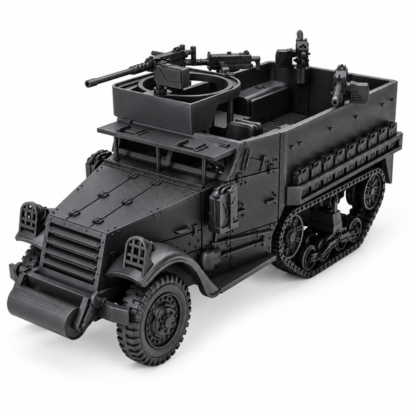 SSMODEL 1/72 1/144 WWII US M9A1 Half-track Lend-Lease Resin Model Kit TSS0890