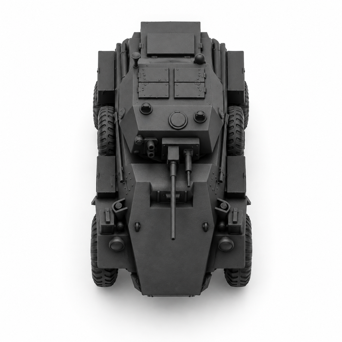 SSMODEL 1/72 1/144 Multi-Scale WWII British Armored Car Mk.IV Model Kit TSS1255 — detail view 4