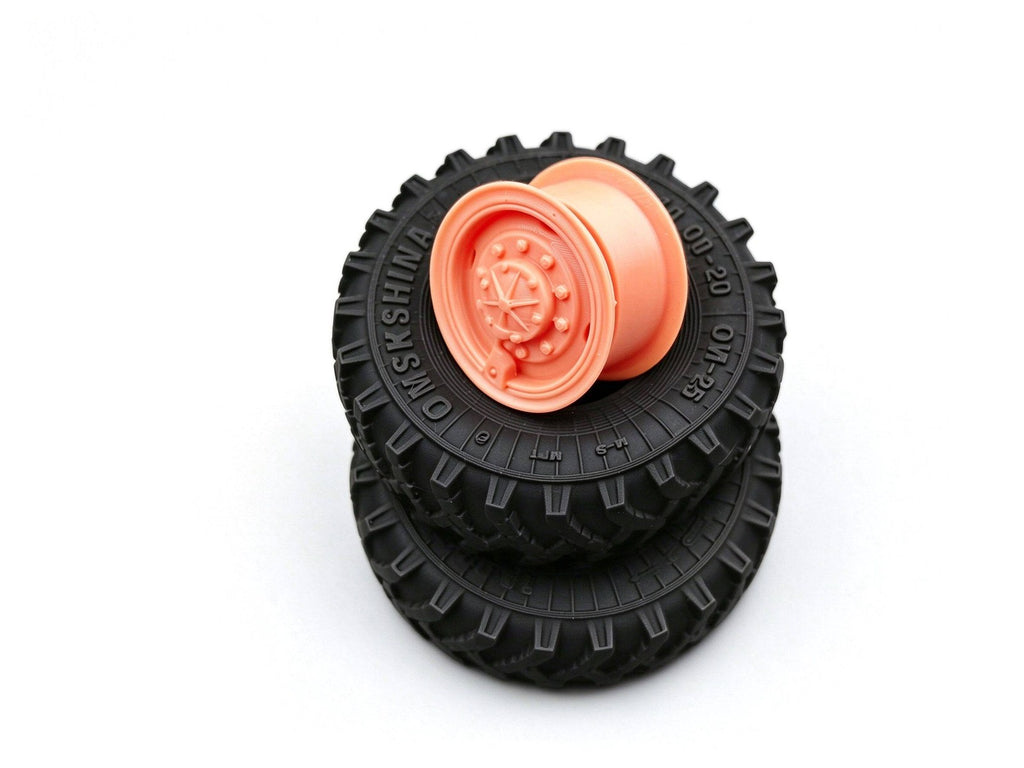 SSMODEL 1/35 MSS00097 Suitable for Ural – Gravity-cast resin tires