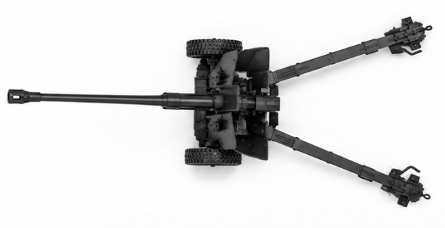 SSMODEL 1/72 1/144 Multi Scale BS-3 100mm anti-tank USSR Resin MODEL KIT TSS1472 — detail view 5