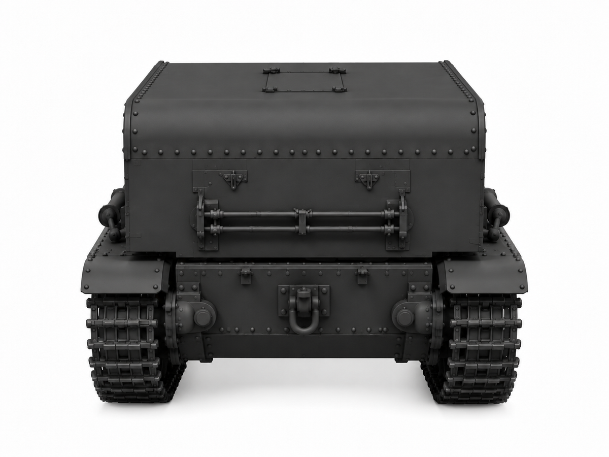 SSMODEL 1/72 1/144 Multi Scale TR-1 TR-26 tank Resin Model Kit TSS0071 — detail view 3