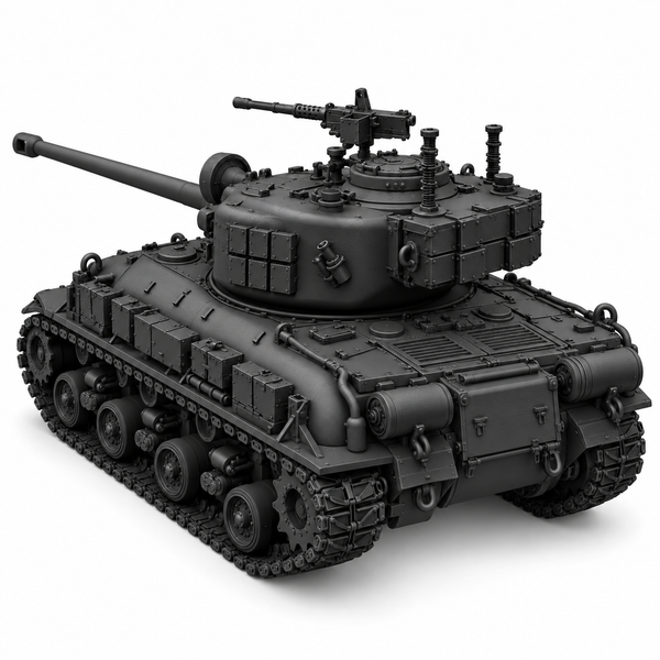 SSMODEL1/72 1/144 Multi Scale M51 Sherman Medium Tank Resin MODEL KIT TSS0240