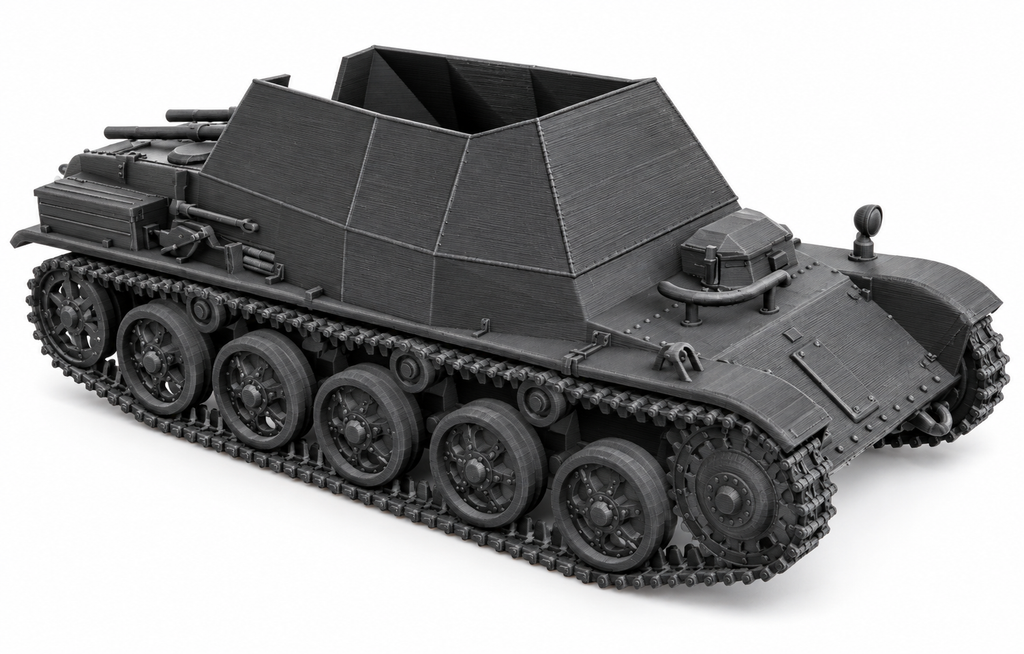 SSMODEL 1/72 1/144 Multi Scale 43M Lehel tank Resin Model Kit TSS0254