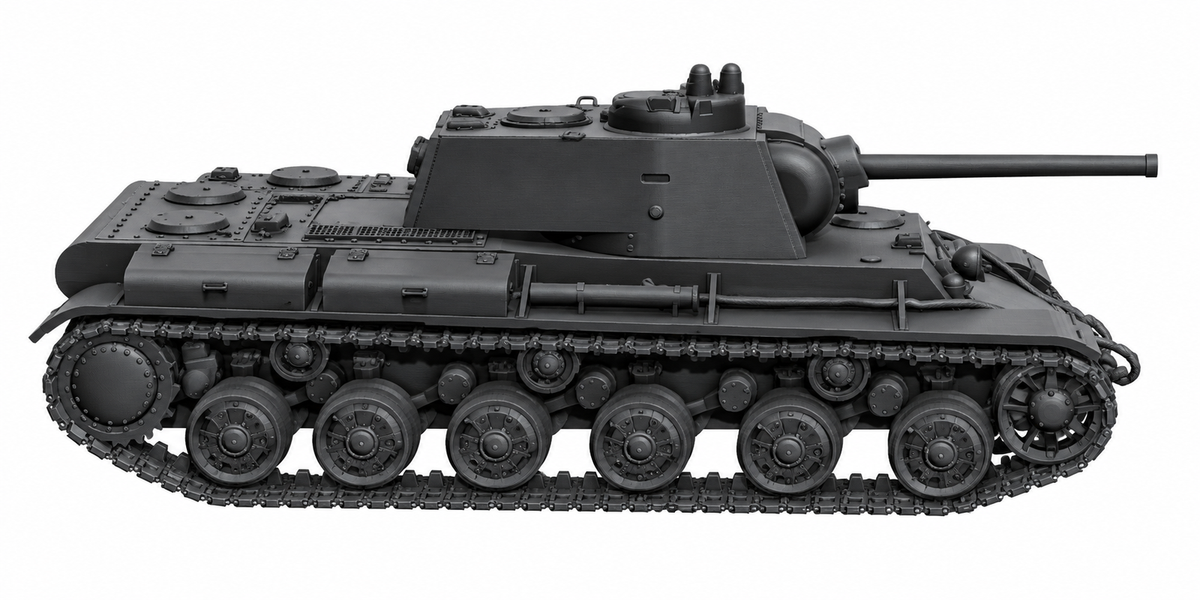 SSMODEL 1/72 1/144 Multi Scale KV-150Soviet experimental heavytank MODEL TSS0134 — scale model kit