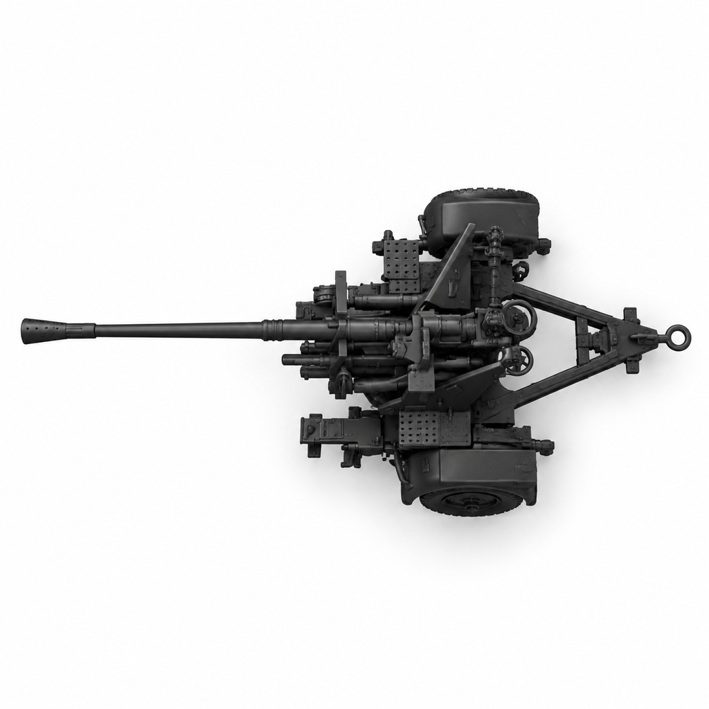 SSMODEL 1/72 1/144 AA-gun 2cm Flak30 on wheels on cross Gunner Resin KIT TSS1446