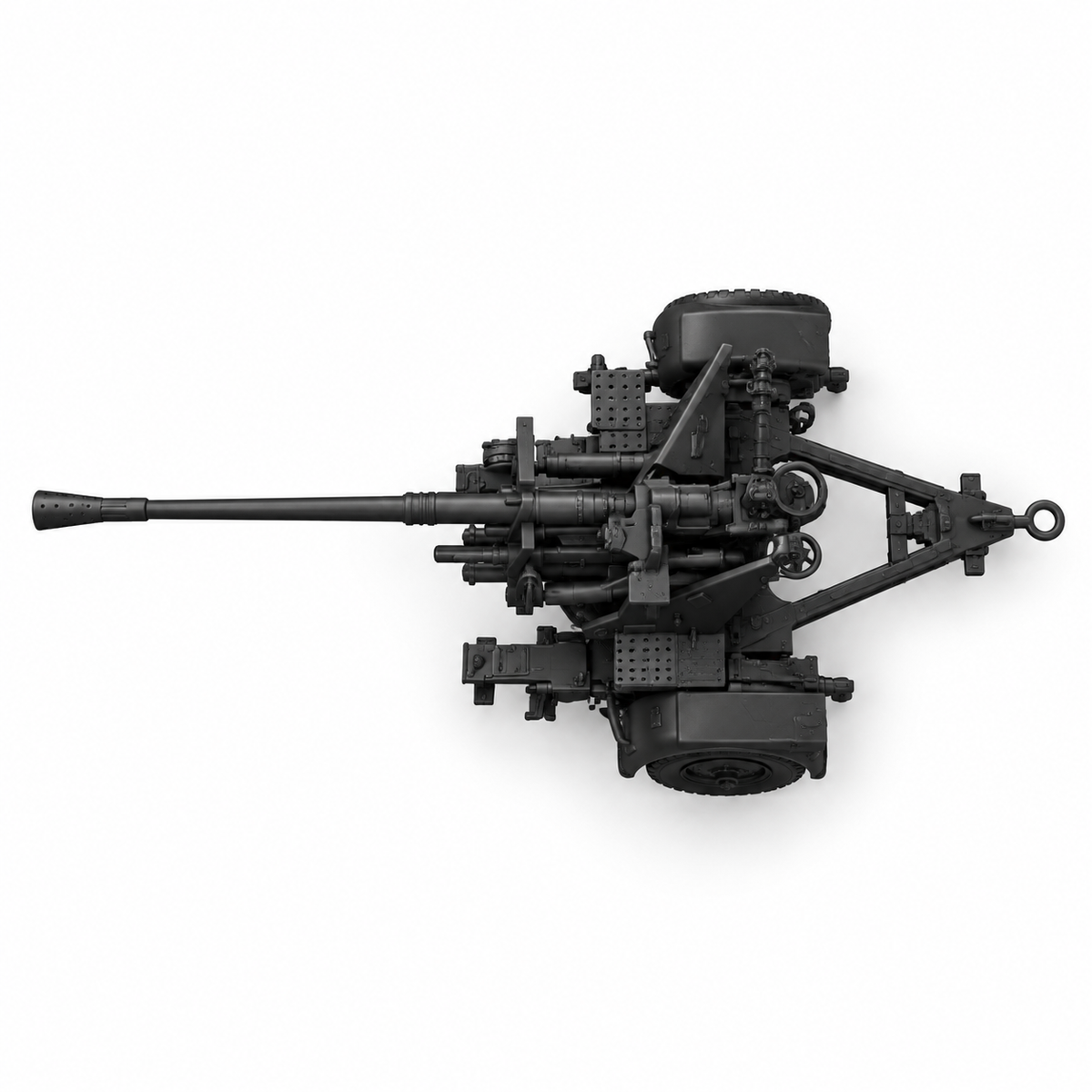 SSMODEL 1/72 1/144 AA-gun 2cm Flak30 on wheels on cross Gunner Resin KIT TSS1446 — detail view 5