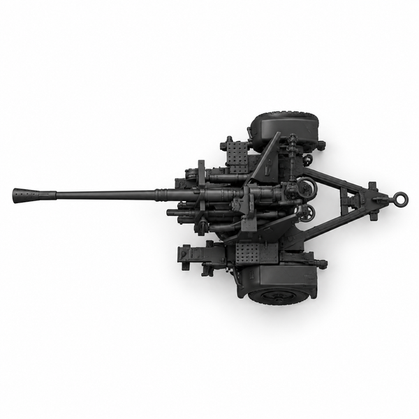 SSMODEL 1/72 1/144 AA-gun 2cm Flak30 on wheels on cross Gunner Resin KIT TSS1446