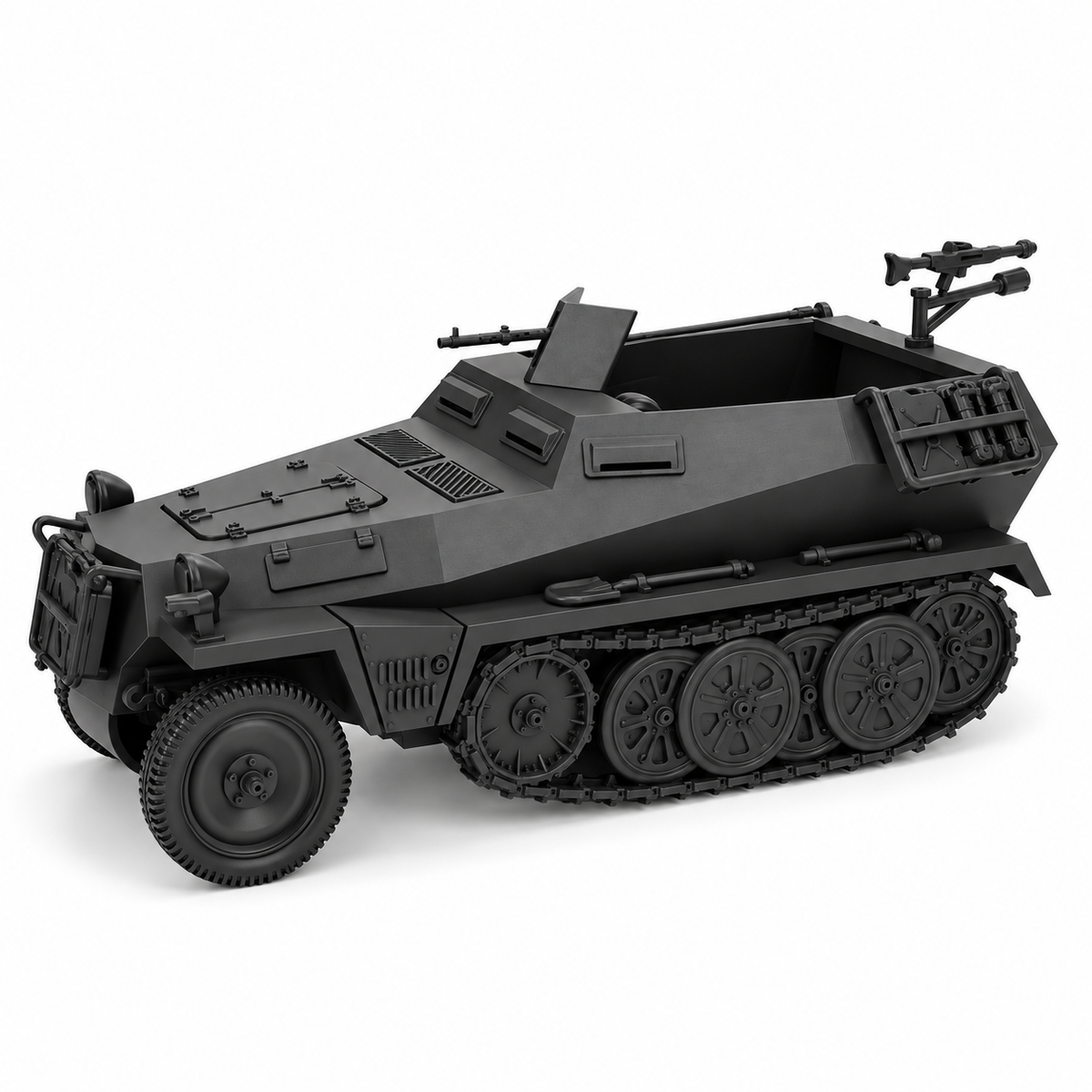 SSMODEL 1/72 1/144 Multi Scale Sd.Kfz250/1 Schutzenpanzerwagen MODEL KIT TSS0933 — detail view 9