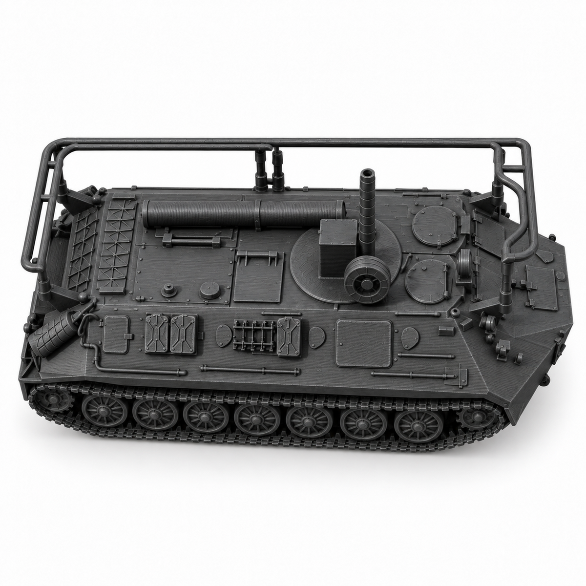SSMODEL 1/72 1/144 Multi Scale BTR-56PU Soviet Cold War CMD Tank MODEL TSS0470 — detail view 3