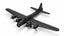 SSMODEL 1/72 1/144 B-17G Flying Fortress+3 Pilots US WW2 Resin Model Kit RSS0052