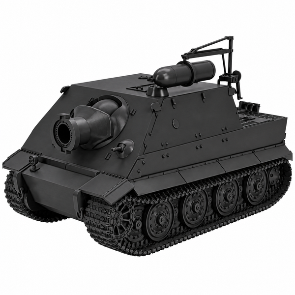 SSMODEL 1/72 1/144Sturmtiger 38cm RW61 Sturmmorser prototype Tiger Resin TSS0967