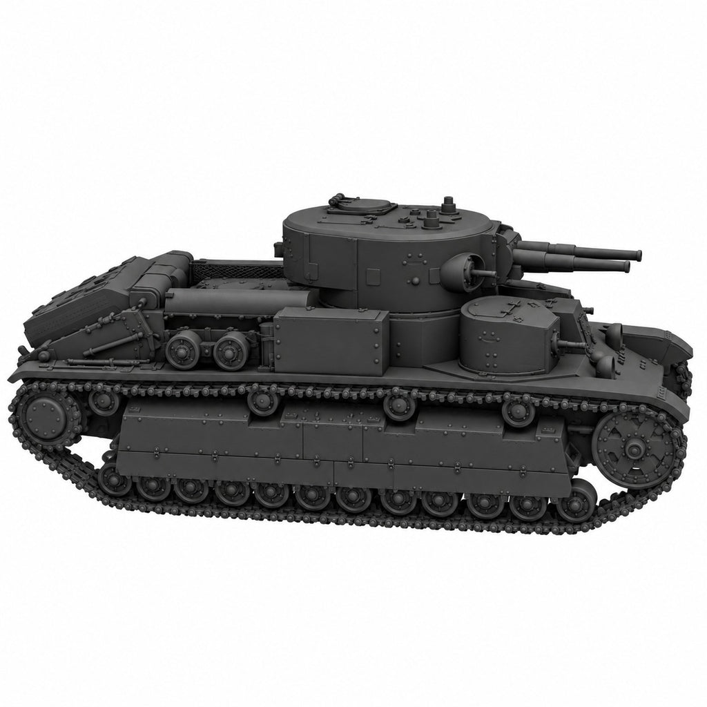 SSMODEL 1/72 1/144 Multi Scale T-28 Soviet Medium Tank MODEL kit TSS0017