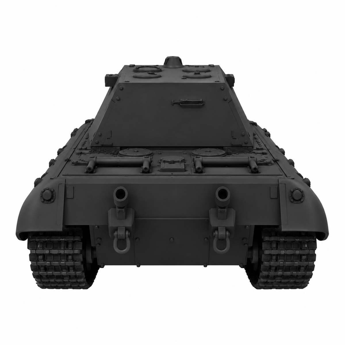 SSMODEL 1/72 1/144 Multi Scale E-100 German superheavy tank Resin Model TSS0177 — detail view 4