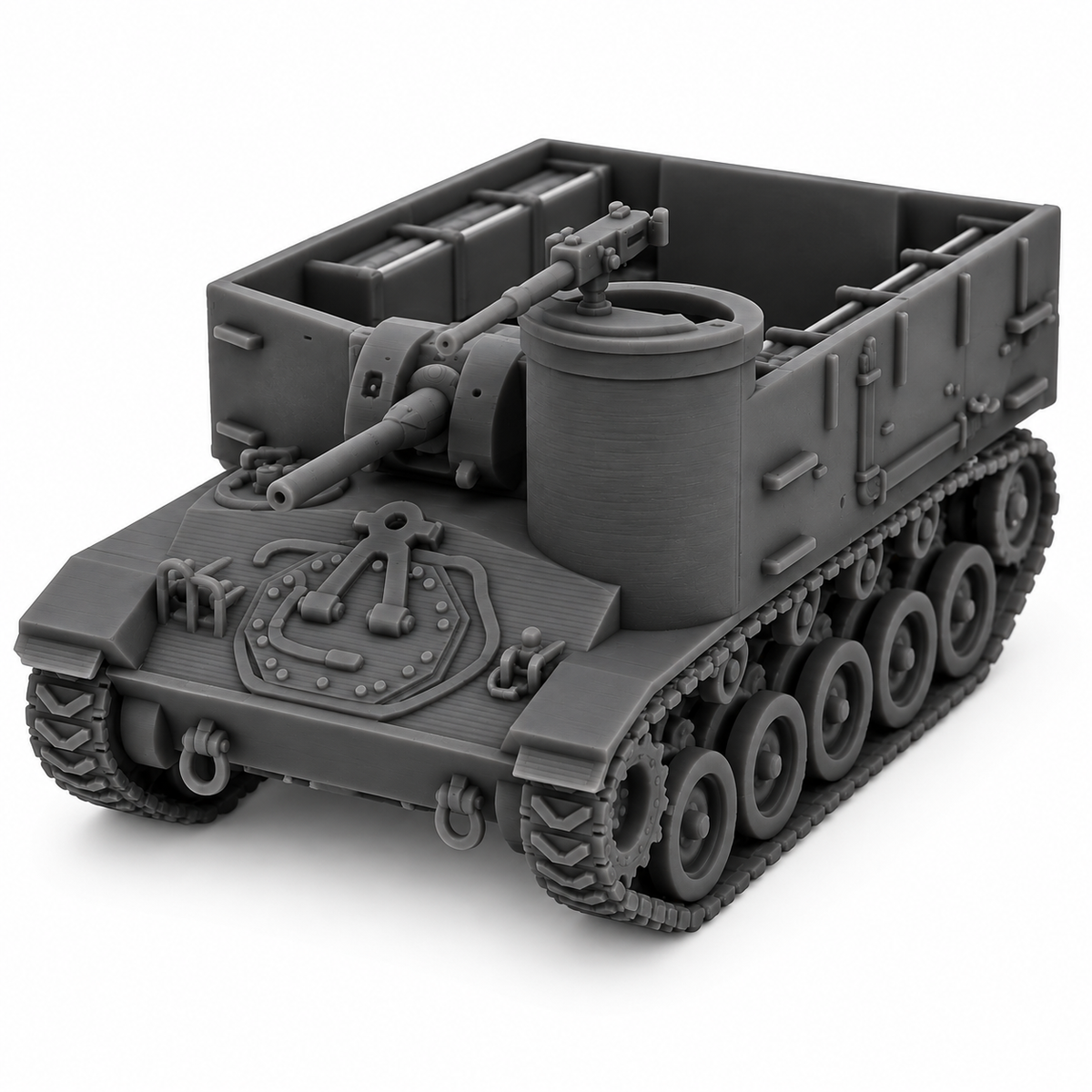 SSMODEL 1/72 1/144 Multi Scale М37 105mm HMC USWW2 Korean war Tank MODEL TSS0636 — detail view 9