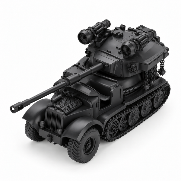 SSMODEL 1/72 1/144 Sd.Kfz.6/3 7.62cm Pak 36 Diana Sci-Fi Resin Model Kit TSS1576