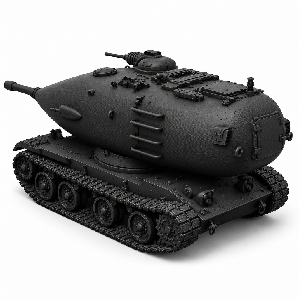 SSMODEL1/72 1/144  Multi-Scale TV-8 US Concept Tank Resin MODEL KIT TSS0226