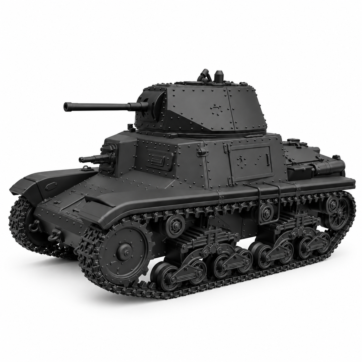 SSMODEL 1/72 1/144 Multi Scale Carro Commando M41 Tank Resin MODEL KIT TSS0787 — detail view 7