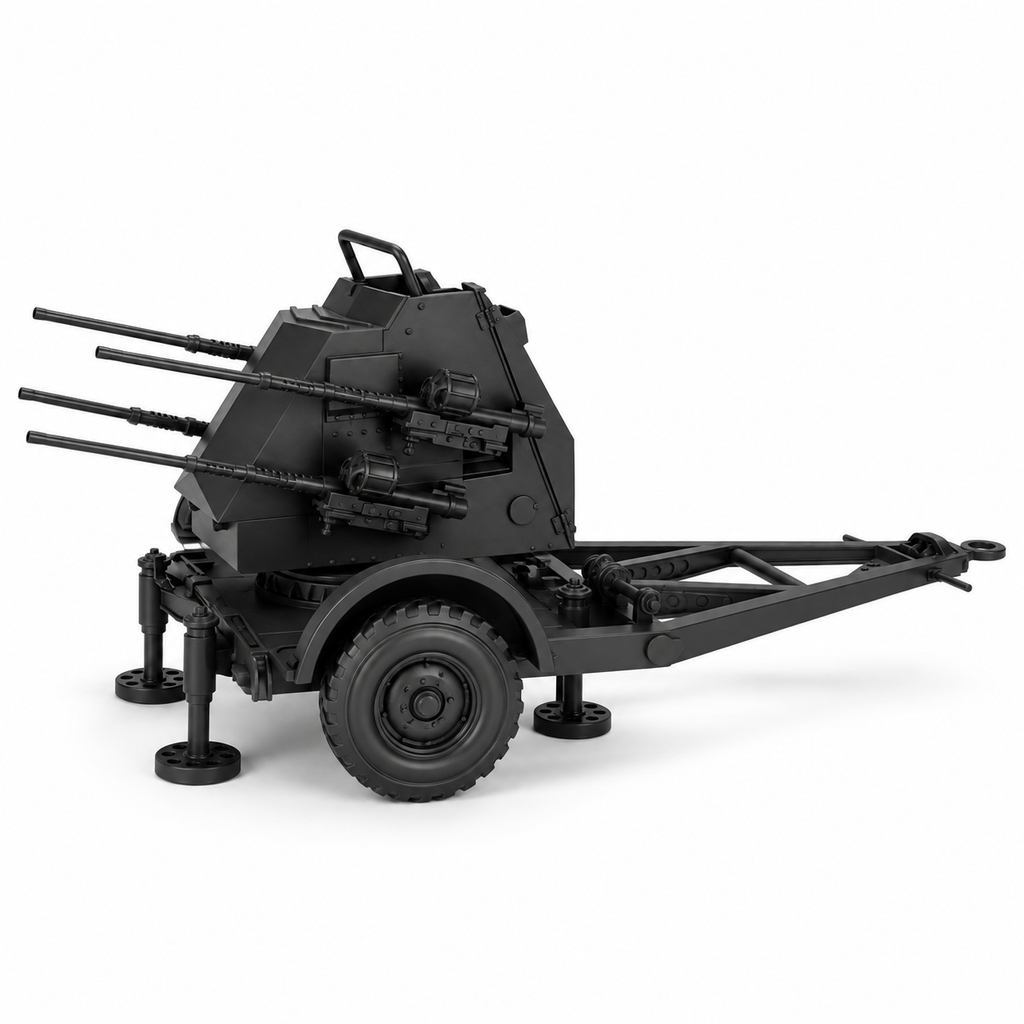 SSMODEL 1/72 1/144 Multi Scale Quad Polsten AA guns Canada Resin Model TSS0915