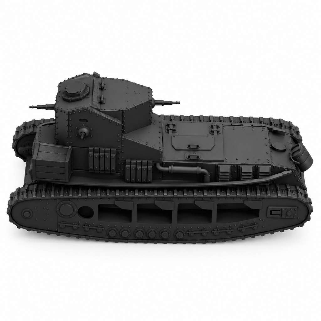 SSMODEL 1/72 1/144 Multi-Scale Whippet Mk A Medium Tank Resin Model Kit TSS0895