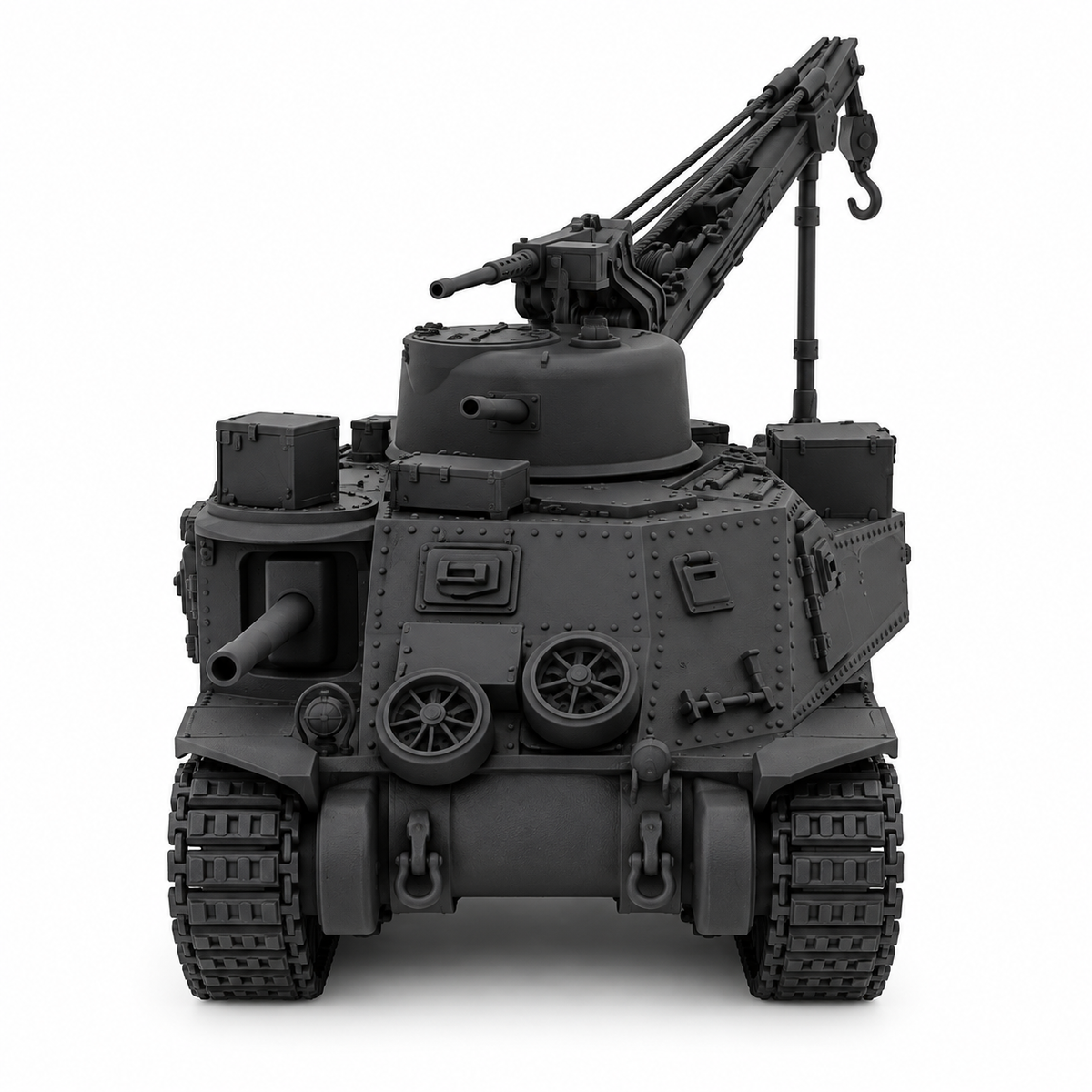 SSMODEL 1/72 1/144 WWII US M31 Armored Recovery Vehicle Resin Model Kit TSS0884 — detail view 15