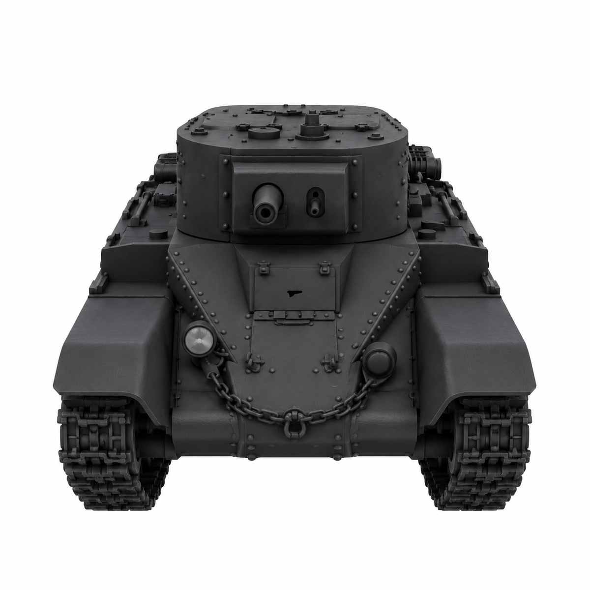 SSMODEL 1/72 1/144 KhBT-5 Soviet fictional flamethrower tank Model Kit TSS0100 — detail view 2