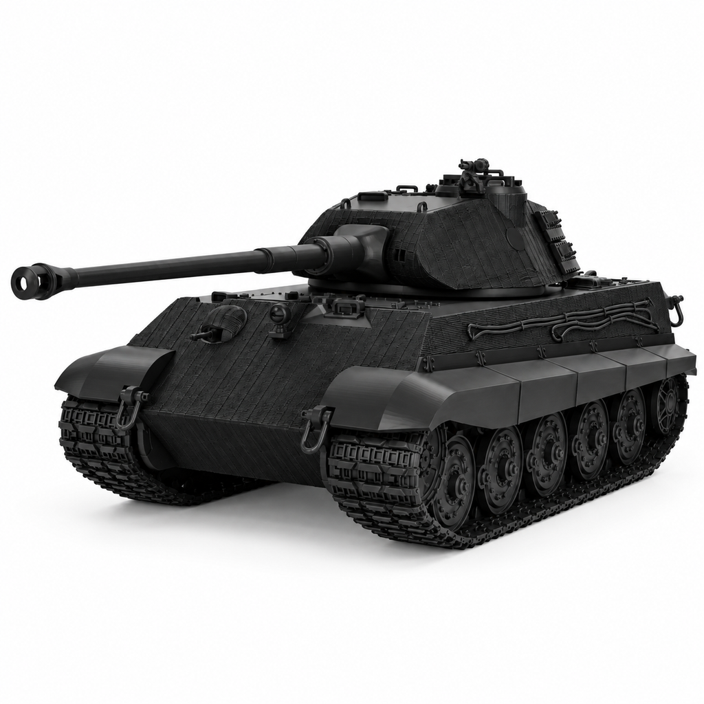 SSMODEL 1/72 1/144 Tiger II Ausf.B Zimmerit P turret Resin MODEL KIT TSS0989