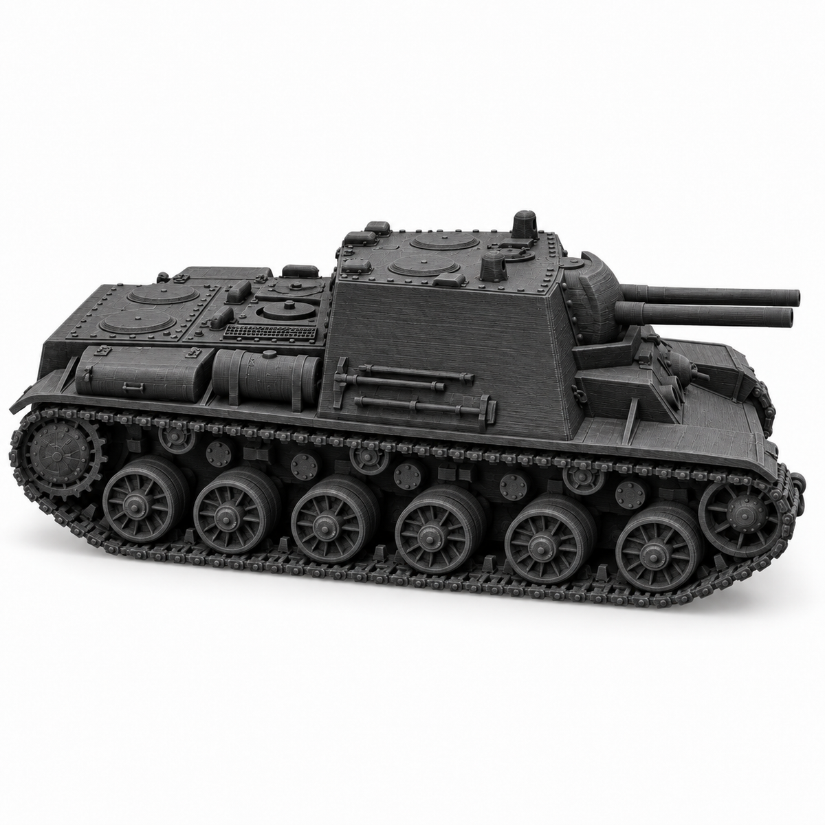 SSMODEL 1/72 1/144 Multi Scale KV-7Soviet Propelled Artillery Tank MODEL TSS0128 — detail view 3