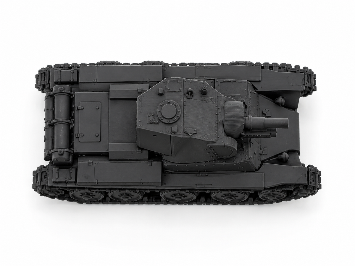 SSMODEL 1/72 1/144 WWII Finnish BT-42 Assault Gun 114mm Resin Model Kit TSS1222 — detail view 4