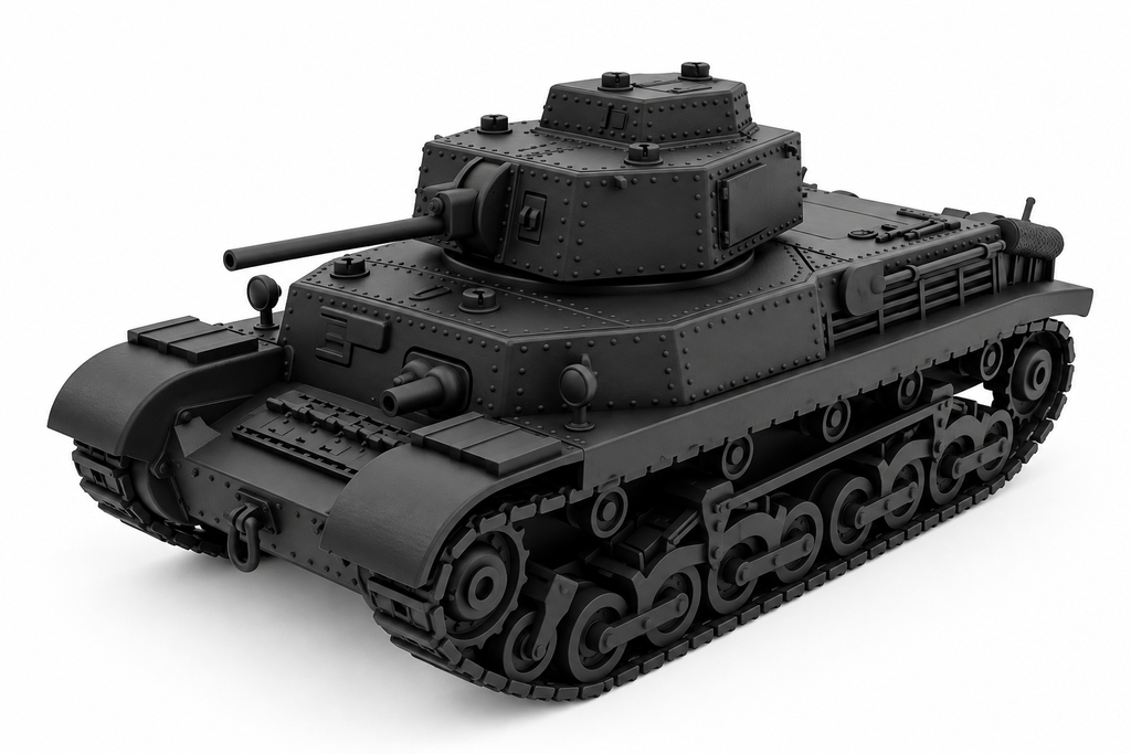 SSMODEL 1/72 1/144 Multi-Scale WWII Hungarian 40M Turan Tank Resin Model TSS0900
