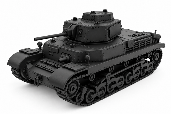 SSMODEL 1/72 1/144 Multi-Scale WWII Hungarian 40M Turan Tank Resin Model TSS0900