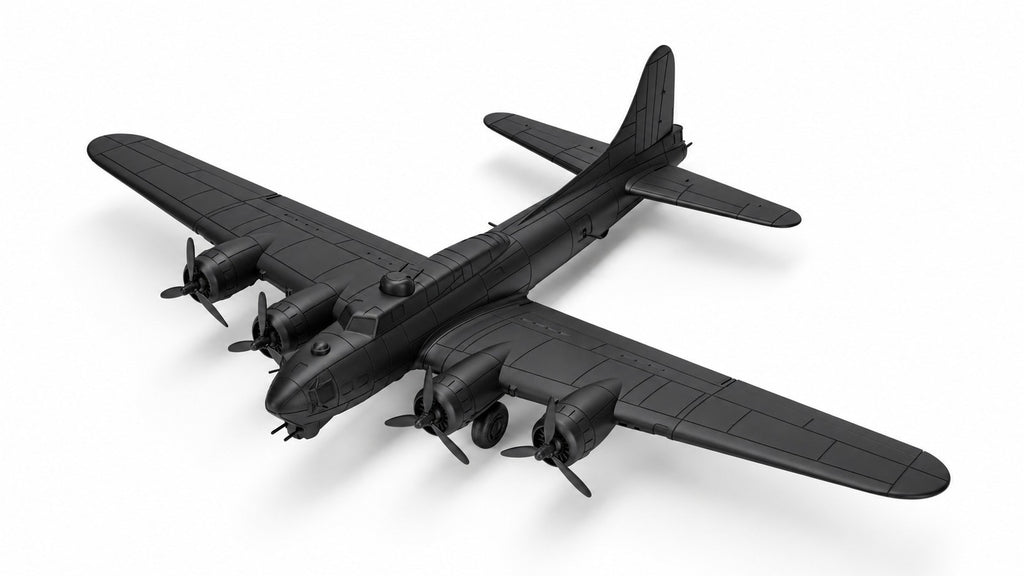 SSMODEL 1/72 1/144 B-17G Flying Fortress+3 Pilots US WW2 Resin Model Kit RSS0052