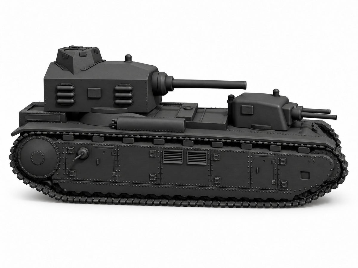 SSMODEL 1/72 1/144 Multi Scale FCM F1 tank Resin Model Kit TSS0273 — detail view 5
