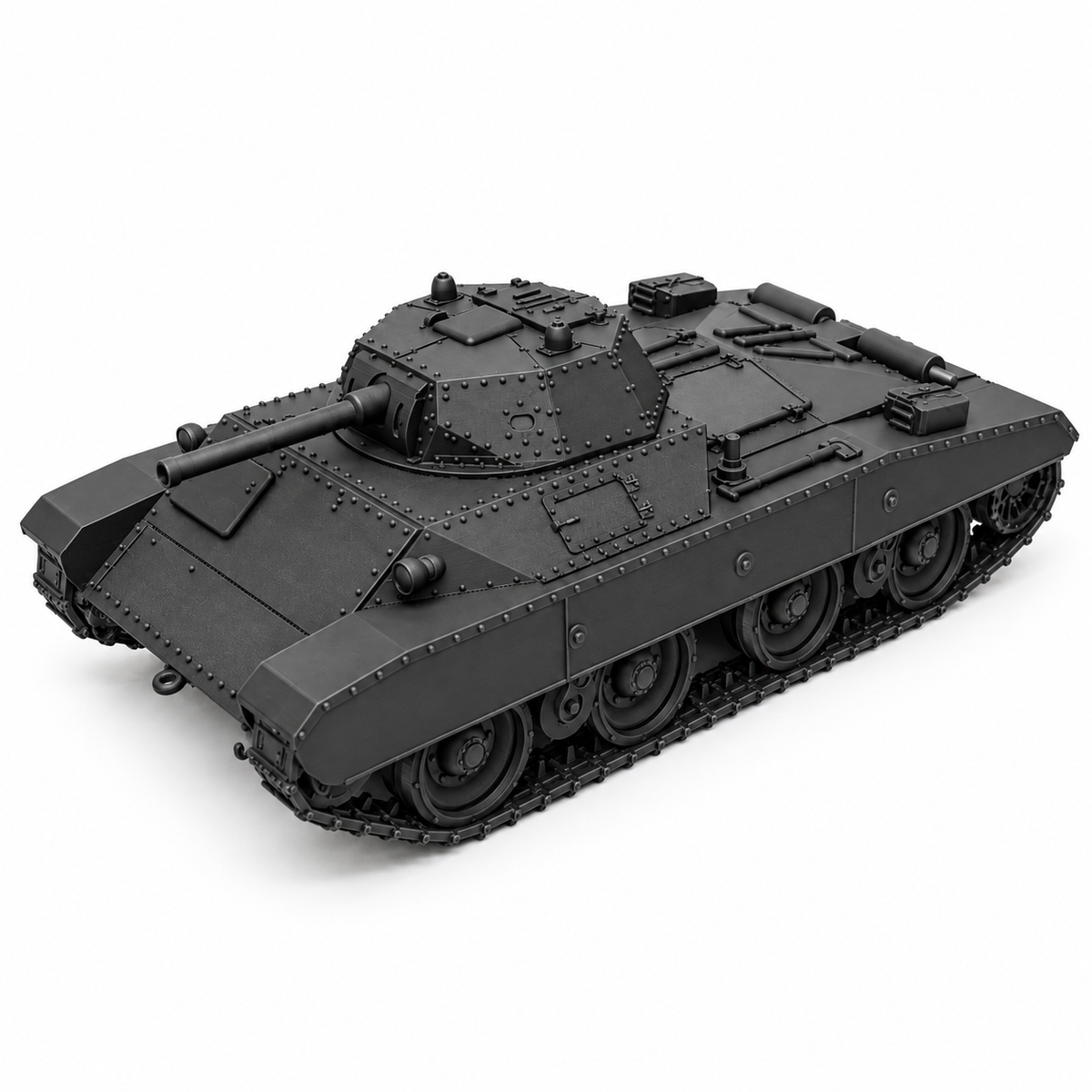 SSMODEL 1/72 1/144 P43 ter Italian fictional heavy tank Resin Model Kit TSS0266 — detail view 14