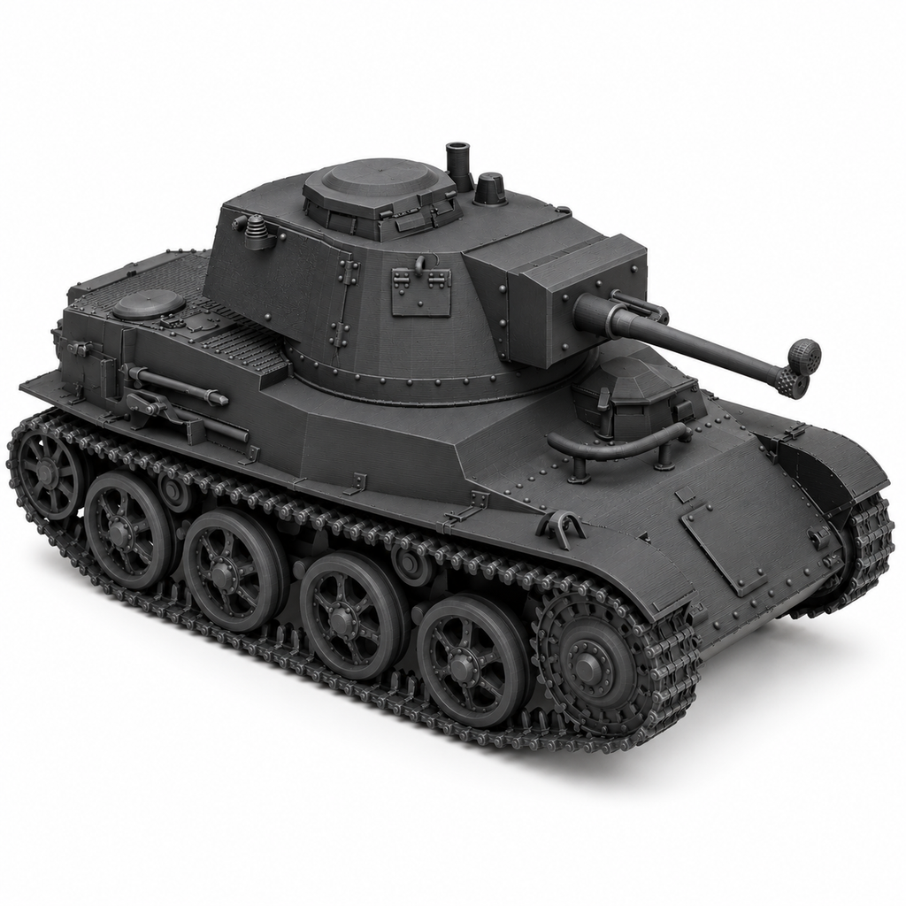 SSMODEL 1/72 1/144 Multi Scale Toldi IIa tank Resin Model Kit TSS0198