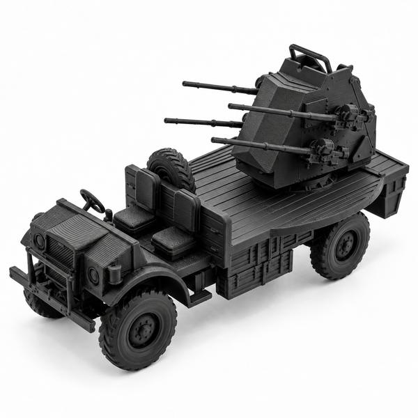SSMODEL 1/72 1/144 WWII Canadian CMP F60L Quad Polsten AA Model Kit TSS0818